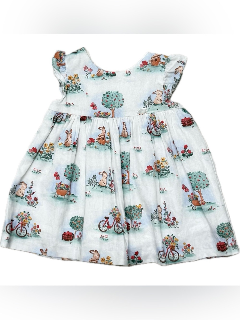Kids floral elastic waist bottoms 1-2M